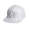 Custom 3D Embroidery Quilted 100% PU Leather Flat Peak Cap