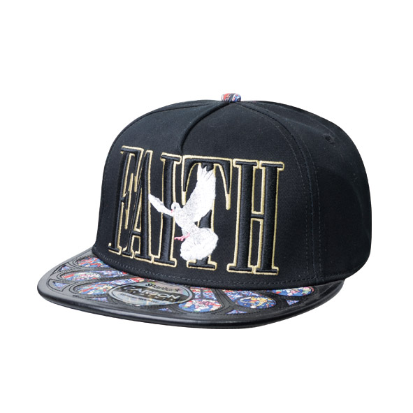 Custom design sublimation printing flat brim gold Flat Peak Cap and hat with 3D embroidery logo