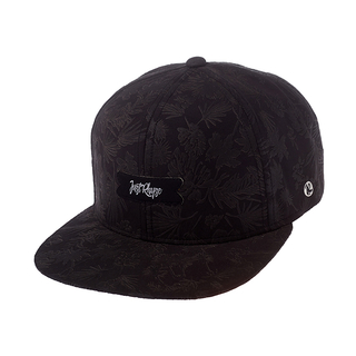 Wholesale customize embossed snap back cap design your own FLAT PEAK cap