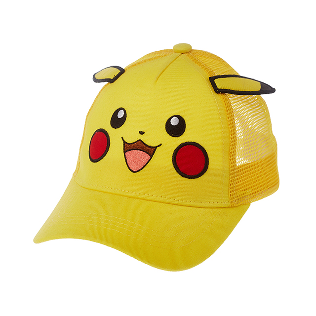 Chinese Manufacturer Yellow Pikachu Shaped Design for Children Wearing Hats