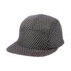 China manufacturer directly Polyester 5 Panel Woven Label Unconstructed Sports Baseball Cap